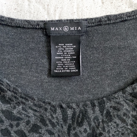 Max & Mia - Long Sleeve Top (XS) - Picture 2 of 2